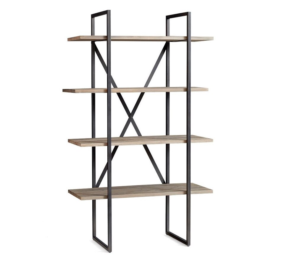 Houston 107 cm x 180 cm Etagere Bookcase Pottery Barn Australia